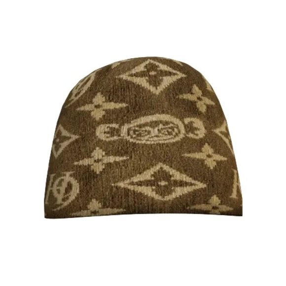 H99 Monogram Beanie - Brown